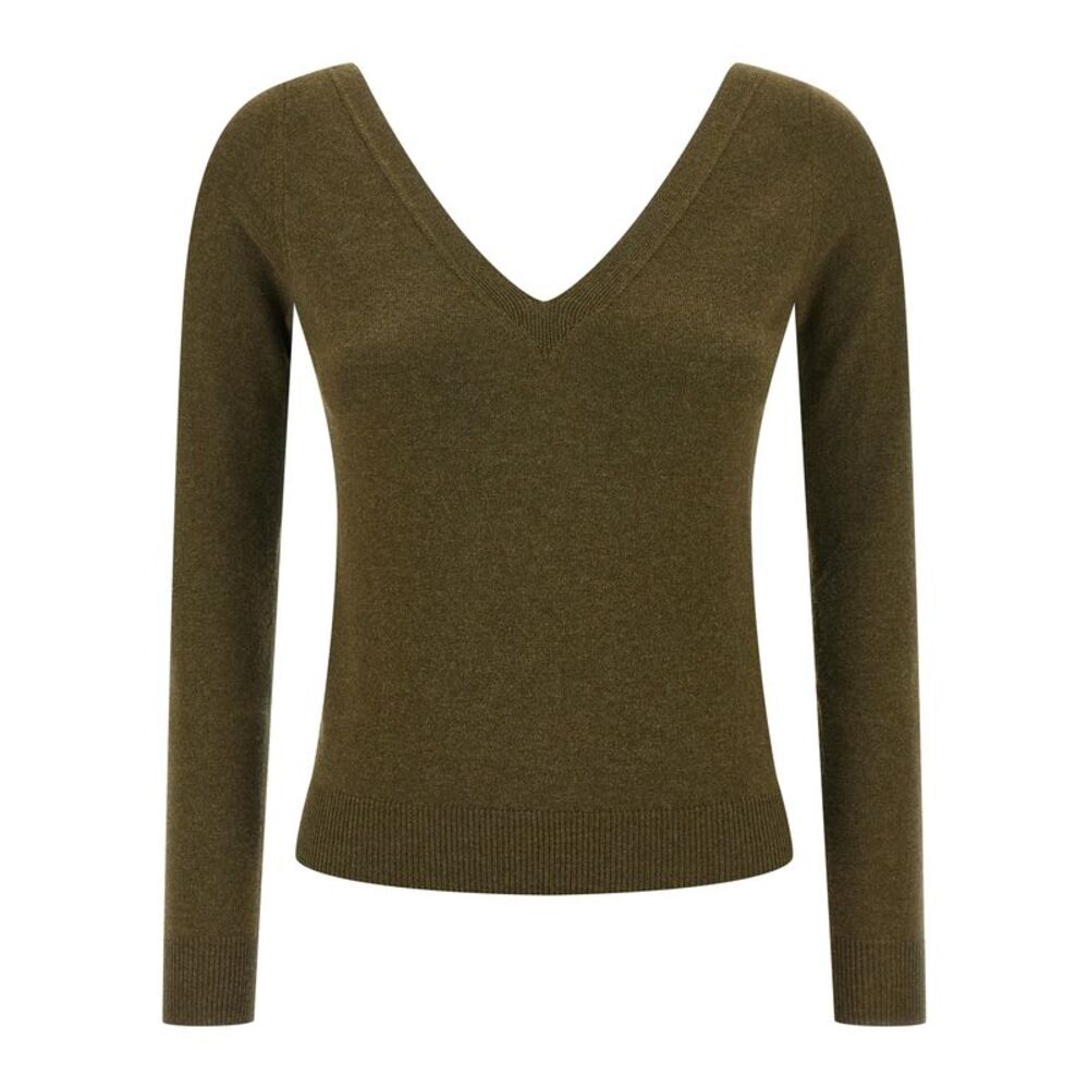 Saint Laurent Bicolor Cashmere Women's Cardigan